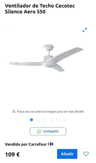 Cecotec EnergySilence Aero 550 blanco