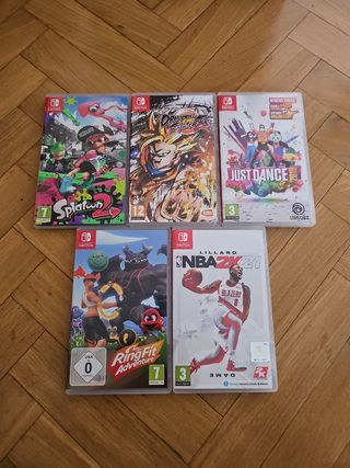 5 Juegos Nintendo Switch.