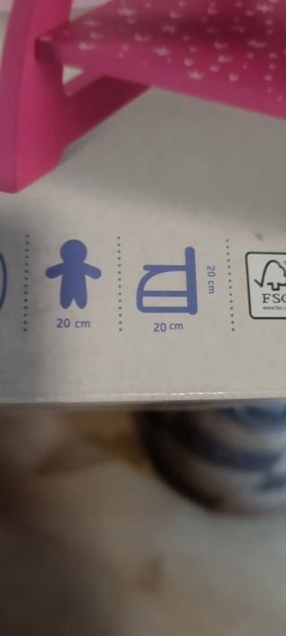 Trona juguete bebé madera El Corte Inglés NUEVA 