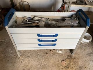 Banco herramientas metálico 3 cajones