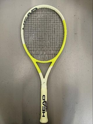 Raqueta de tenis adulto - HEAD Auxetic Extreme MP Amarillo