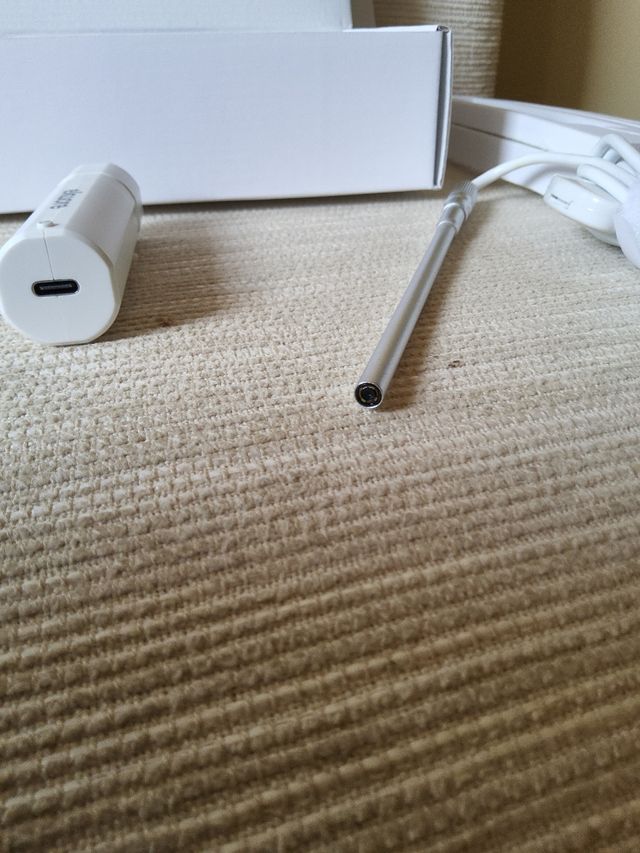 Cámara endoscopia para investigar averias