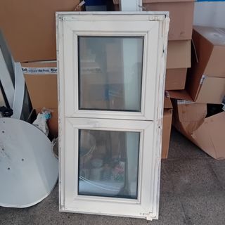 Ventana PVC 130x65 cm
Con marcó de aluminio