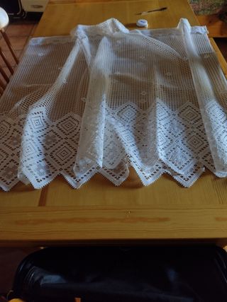 Tende pizzo bianco - Coppia