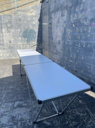Mesa plegable portátil - 3m x 60 ancho x78 alto