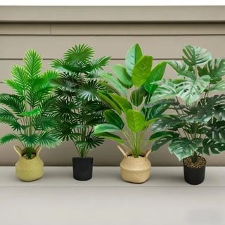 4 Plantas Artificiales 61cm - Decoración