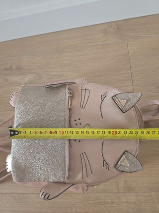 Mochila Gato Rosa ✨