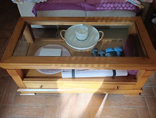 Mesa comedor madera maciza 4 sillas