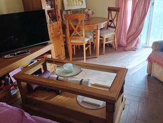 Mesa comedor madera maciza 4 sillas