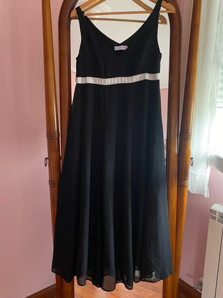 Vestido negro & pantalón azul Premamá talla 38