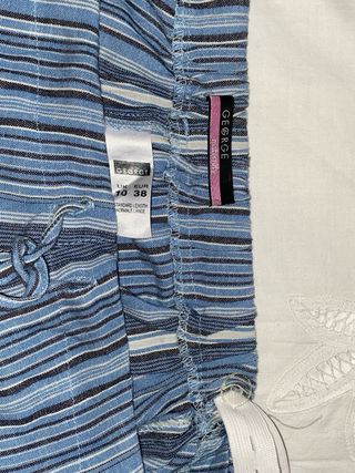 Vestido negro & pantalón azul Premamá talla 38