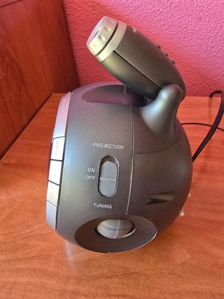 Reloj despertador proyector hora