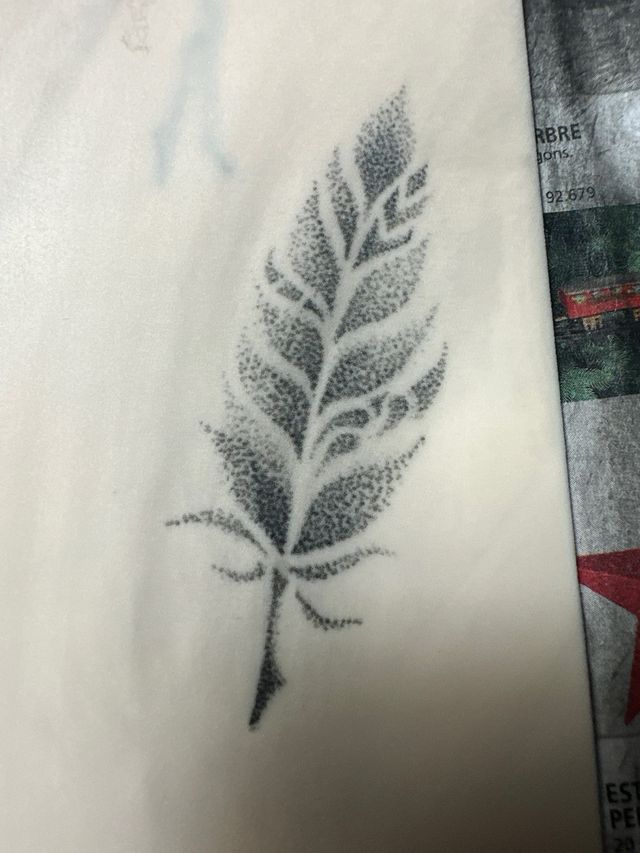 Plantillas tatuaje: flores & pluma TERRASSA