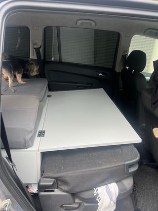 cama y colchón para coche