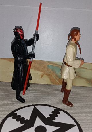 Figuras Star Wars Hasbro 1999 Obi Wan Darth Maul