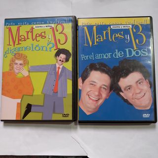 Lote 2 DVD sketches de Martes y Trece