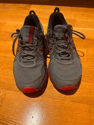 Zapatillas Asics Gris/Rojo - 41,5