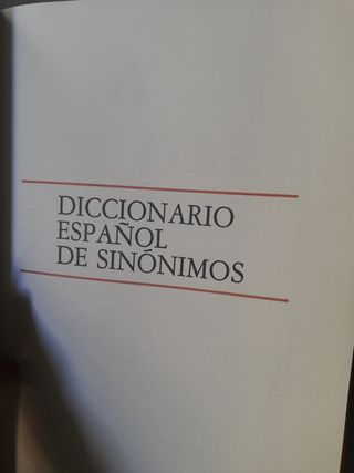 Áreas Consultor Didáctico. Diccionario de Sinón...
