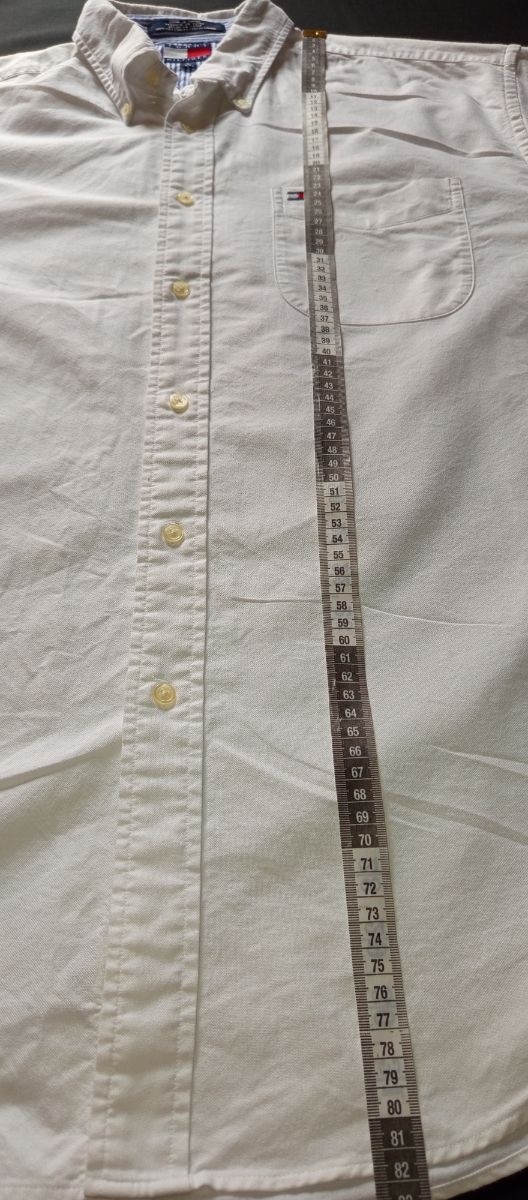 Camisa Tommy Hilfiger blanca - Vintage
Talla L gra
