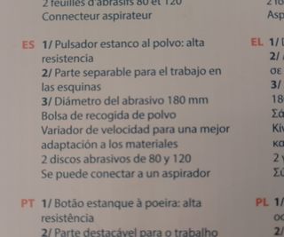 Lijadora DE DISCO (Excéntrica) DEXTER