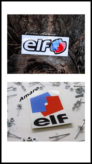 Autocolante para Mota ou Carro Elf (2 Modelos)