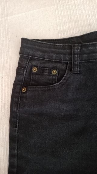 Shorts vaqueros negros