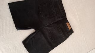 Shorts vaqueros negros