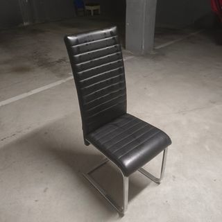 Sillas comedor negras - Piel sintética vta persona