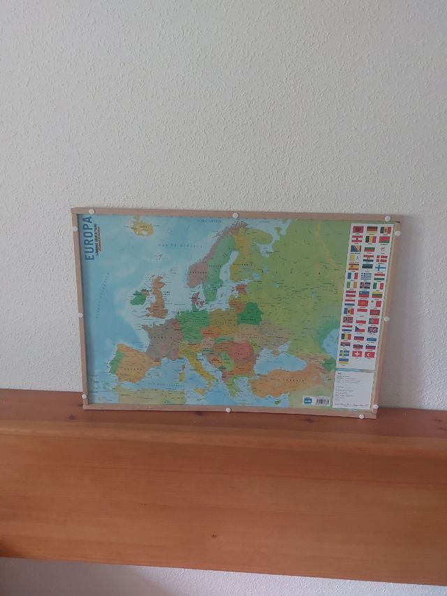 Mapas de Europa, Mundo, Planisferio