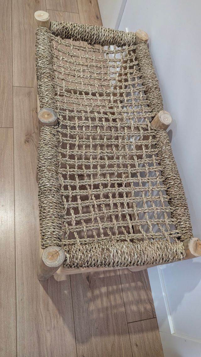 Banco Yute y Madera - Beige Maisonde Du Monde