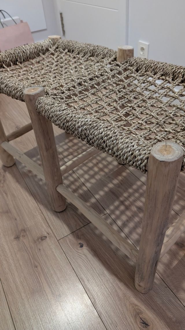 Banco Yute y Madera - Beige Maisonde Du Monde