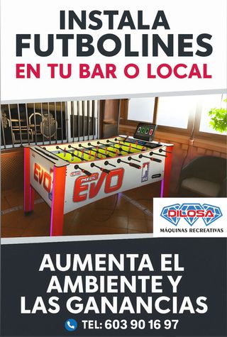 FUTBOLIN - MÁQUINAS RECREATIVAS