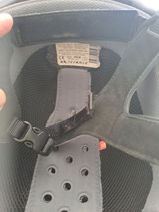 Casco equitación negro mate Fouganza