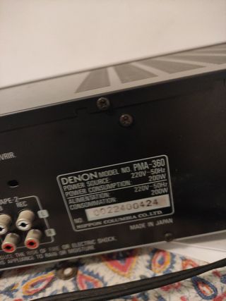 Amplificador Denon PMA-360 de Segunda mano por 85 EUR en Nucleo