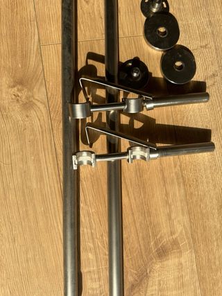 Barra cortina doble Leroy Merlin - Plateada