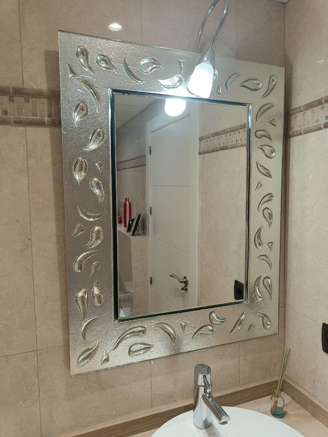 Espejo baño cristal plateado Tengo 2 iguales