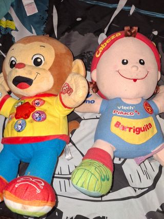 Peluches VTech: Mono & Niña
Cantan y hablan