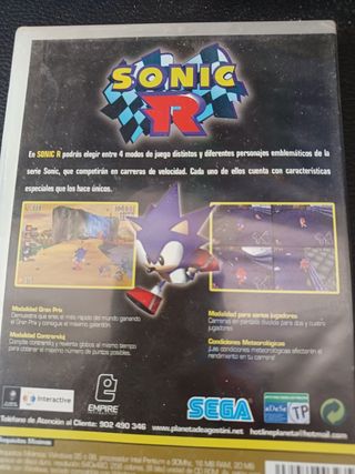 Sonic R - PC CD-ROM - Sega