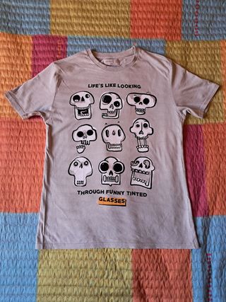 Camiseta Zara Calaveritas 