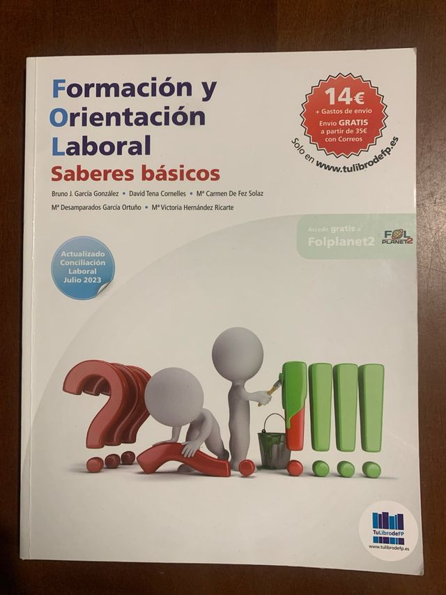 Formación y orientación laboral, saberes básicos