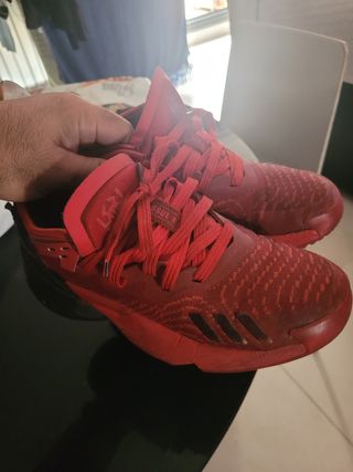 Zapatillas Adidas rojas edición mitchell