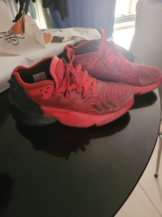 Zapatillas Adidas rojas edición mitchell