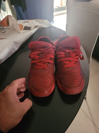 Zapatillas Adidas rojas edición mitchell