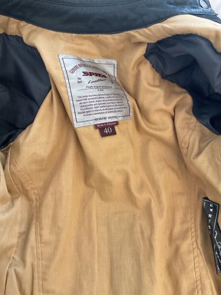 Giacca moto pelle donna Spidi taglia 40