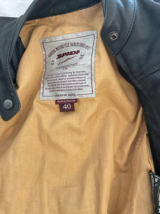 Giacca moto pelle donna Spidi taglia 40