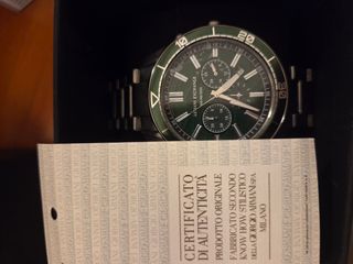 Armani Exchange AX1957 orologio uomo verde