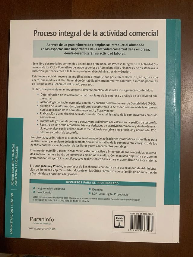Proceso integral de la actividad comercial 3.ª ...
