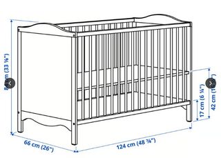 Cuna SMAGORA Ikea blanca