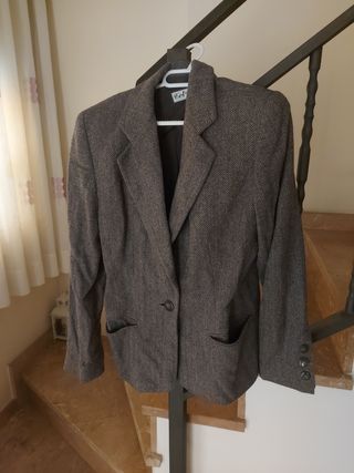 Blazer Col marrón-gris