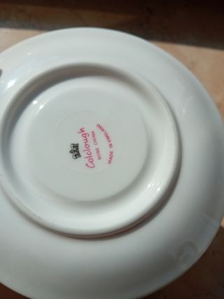 Tazza  the Colclough Bone China floreale